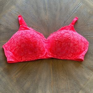 Torrid Lace Full-Coverage Bra in Vibrant Pink Size 46DD